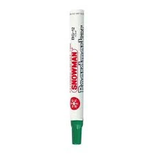 SNOWMAN NO. BG-12 WHITEBOARD MARKER COLOR GREEN